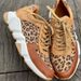 2026 New Thick Soled Round Toe Low Top Leopard Print Single Shoe Women, Spliced Lace Up Sneakers For Women_vogvips.com