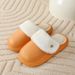 Removable Washable Women Winter Indoor Home Non-Slip Waterproof Warm Thick Sole Household Plush Cotton Slippers For Men_vogvips.com