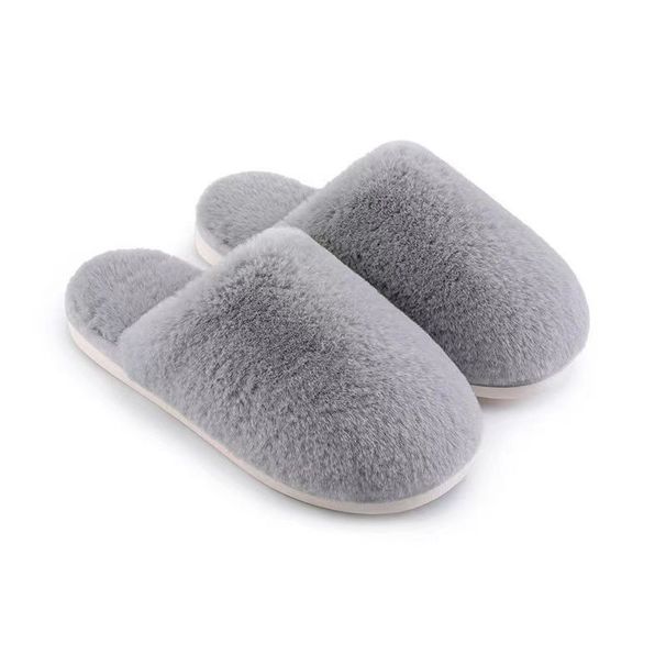Ultra-Soft Faux Fur Home Slippers For Women - Cozy Plush Warm Indoor Slides With Anti-Slip Sole_vogvips.com