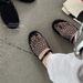 Gravity Niche Fish Net Woven Hollow Sandals For Women 2025 Summer New Fisherman Flat Bottomed Round Toe Half Slippers_vogvips.com