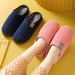 Women's Men's Thick Soft Bottom Home Household Plush Anti-slip Thermal Slippers Indoor Winter_vogvips.com