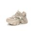 Thick-soled Transparent Mesh And Double-layer Mesh Heightening Dad Shoes Casual Versatile Style Small Women's Shoes_vogvips.com