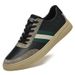 Large Size Men's Shoes Rubber Flat Bottom Men's Casual Shoes Lace-up Board Shoes White Shoes_vogvips.com