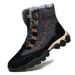 Outdoor Non-Slip Large Size Martin Boots For Men, British Style Snow Warm High-Top Fleece-Lined Thickened Boots, Cotton_vogvips.com