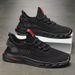 Euro Step Summer Mesh Hollow Breathable Men's Casual Sports Elastic Band Slip-On Low-Top Elderly Walking Shoes_vogvips.com