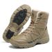 Men's Military Boots Waterproof Hiking Shoes For Outdoor Adventure, Breathable Synthetic Leather Upper With Anti-Slip Rubber Sole, Sizes 40-47_vogvips.com