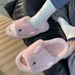 Bebealy Women Shark Slippers Plush Slippers Winter Fluffy Home Cloud Slippers Unisex Indoor Non-slip Warm Cotton Slippers_vogvips.com