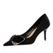 High heels, stilettos, party shoes, pointe rhinestones with bows_vogvips.com