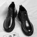 European Warm Series Thick-Soled Martin Boots Men, Fleece-Lined Casual Warm Black Work Short Boots, Fashionable Leather Shoes For Men_vogvips.com