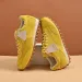 Casual Running Sneaker Designer Shoes Vibrant Yellow Suede Retro Style Gym Sneakers OKIMOZ C40 Big Size_vogvips.com