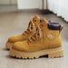 Big Yellow Boots Tooling Desert Short Boots Couple Functional Bumblebee Thick-soled Heightening Martin Boots_vogvips.com