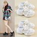 Half-trust Dad Shoes Female Student Casual Mesh Breathable Heightening Shoes_vogvips.com