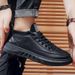2024 Winter New Men's Casual Leather Lined Sneakers Korean Style Trendy Sports Thick Sole Non-Slip Warm Cotton Shoes_vogvips.com