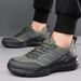 Autumn Winter Fashion Casual Sneakers For Men Solid Color New Designer Platform Lace Hiking Shoes Man Sports Platform Sneakers_vogvips.com
