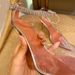 26ss Summer New Pointed Toe Rhinestone One-Strap Closed-Toe Sandals For Women Crystal Thin Heel Fashion Transparent Hig Closed-_vogvips.com