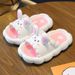 2025 New Children's Summer Cartoon Rabbit Home Anti Slip Soft Bottom Cool For Boys And Girls Slippers_vogvips.com