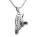 Accessories Titanium Sneaker Pendant Personality Trendy Men's Casual Sneakers Stainless Steel Necklace 19040_vogvips.com