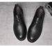 Leather Men's Shoes Pattern Shoes Men's Tide Low-top Style Soft-soled Casual Tooling Shoes Men_vogvips.com