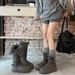 Women's Shoes Popular Version Snow Boots Cow Suede (grinding_vogvips.com