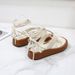 Summer New Strap Sandals Women's Fashion Versatile Thick-soled Slippers Outer Wear Women's Non-slip Breathable Flat-bottomed Herringbone Sandals_vogvips.com