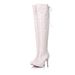 40-43 Autumn Winter Women Waterproof Platform High Heel Slim Pole Dance Over-the-Knee Long Boots G519_vogvips.com