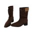 French-Style Niche Design Women's 2026 New Model, Pointed Toe, Wedge Heel, Stacked Long Boots, Slimming Knight Boots_vogvips.com