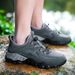 New Breathable Hollowed Out Mesh Sports Shoes, Lightweight And Non Slip Outdoor Casual Hiking Shoes For Men's Foot_vogvips.com