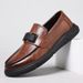 ct Suitable For All Seasons 2024 Autumn New Trendy Summer Loafers Genuine Leather British Style Soft Sole Versatile Men's Shoes_vogvips.com