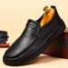 Men's Leather Genuine Business Leisure, 2025 Autumn Sole, Top Layer Cowhide, Middle-aged And Elderly Men's Shoes, Soft_vogvips.com