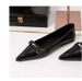 French-style Shallow Casual Versatile Flat Leather With Buckle And Pointed Toe, Slimming Women's Summer Shoes_vogvips.com