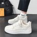 Men's Shoes New Breathable Little White Shoes Male Students Korean Version Trendy Versatile Platform Sports Shoes Casual Board Shoes_vogvips.com