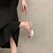 French Style Black Bow High-heeled Shoes For Women, Summer 2025 New Versatile Slim Heel M Ü Ller Women's Sandals_vogvips.com