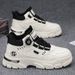 European Warm Series Fashion Rotating Buckle Slip-On Martin Autumn Winter New Leather High Top Flat Casual Sports Trendy Men's Boots_vogvips.com