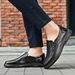 Live Broadcast Bull Leather Spring And Summer Casual Men's Shoes, Men's Loafers, Trendy Slip-On Shoes, Comfortable Genui_vogvips.com