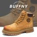 American Retro Locomotive Martin Boots Men's And Women's Velvet Platform-soled Couple's Tooling Boots Trendy Shoes_vogvips.com