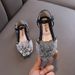 Female Cartoon Girl Princess Baby Student Little Big Child Diamond Dance Show Shoes And Sandals_vogvips.com