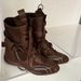 Women Boxing Boots Genuine Leather Casual Martin 2025 New Outdoor Boxing Round Toe Lace-Up Sports Short Boots For Women_vogvips.com