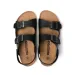 Dual Cork Footbed Adjustable Metal Buckle Convertible Back Strap Flat Slide Sandals For Men Women Summer Outdoor Casual_vogvips.com