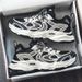 2025 Spring Men's Shoes New Breathable Mesh Shoes Men's Trendy All Match Thick Soled Sports Shoes Casual Daddy Shoes Men_vogvips.com