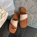 Small Slippers For Women Summer Outdoor Wear Evening Style Temperament Flat Bottom Beach Sandals_vogvips.com