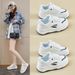 Little White Shoes Female Student Platform Heightening Shoes Sports Board Shoes Casual Shoes_vogvips.com
