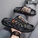 New Ultra Light Soft Soled Slippers For Men, Trendy Versatile Summer Breathable And Non Slip One Line Sandal Shoes_vogvips.com