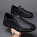 European Warm Series Fleece-Lined Cotton Breathable Leather Business Fashion Soft Sole Casual Men's Middle-Aged Elderly Dad Shoes Loafers_vogvips.com