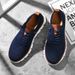 Men's Breathable Knit Casual Sneakers - Lightweight Slip-On Walking Shoes, Elastic No-Tie Laces, Comfortable Work &_vogvips.com
