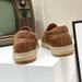 Fashion Men Shoe Casual Elastic Low Top Loafer Leather Shoe The Four Seasons Light Rubber Shoe Khaki Flat Business Shoe Designer Loafers_vogvips.com