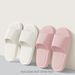 Women Summer Concise EVA Slippers Men Soft Home Slides Couples Bathroom Non-slip Sandals Adults Comfortable Outdoor_vogvips.com