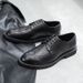 Autumn New Carved Block British Formal Leather for Men's Korean Leisure and Business, Elevated Wedding Groom Shoes_vogvips.com