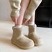 Ethnic Style Casual Snow For Women Autumn New Fashion Versatile Outdoor Wear Fleece-Lined Comfortable Short Tube_vogvips.com