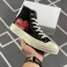 Outdoor Shoes Canvas 1970s Cdgs Red Heart-shaped Sports Shoes Unisex_vogvips.com