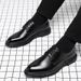 Men's Dress Business Genuine Leather Soft British Thick Sole Height Increasing Casual Suit Shoes_vogvips.com
